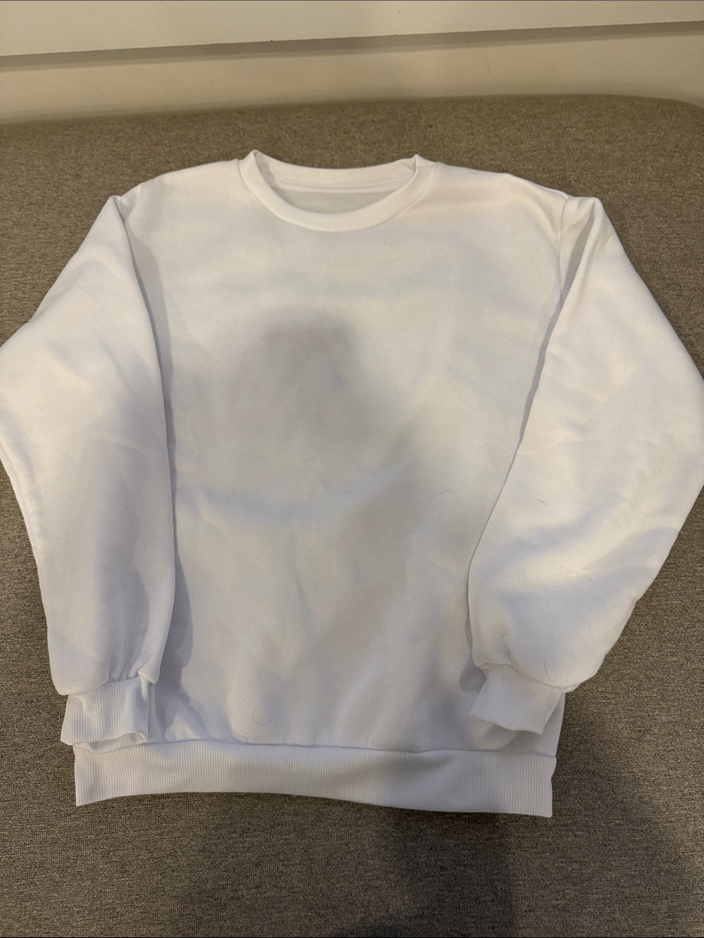 SHEIN White Women's Crewneck Sweatshirt